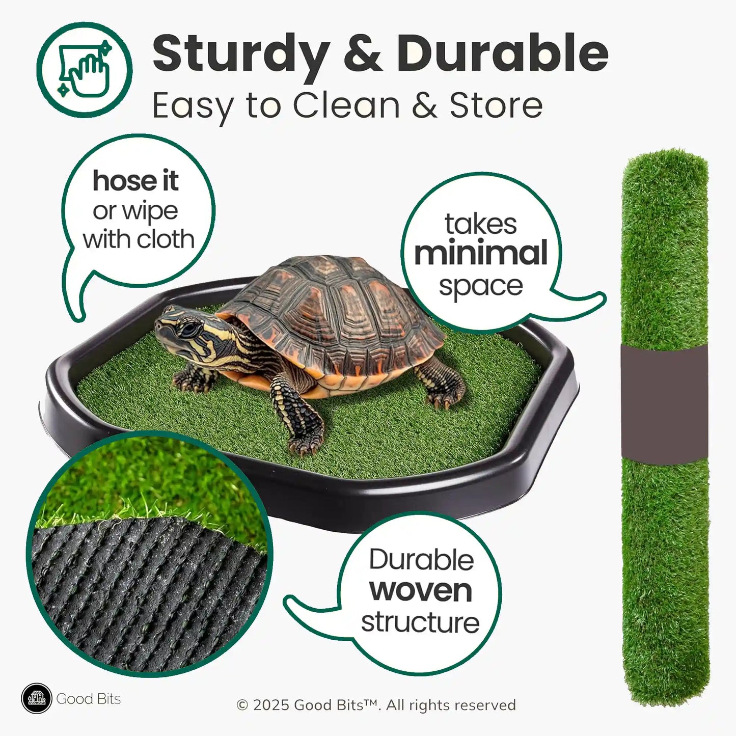 Artificial Grass Insert for Soaking Tray