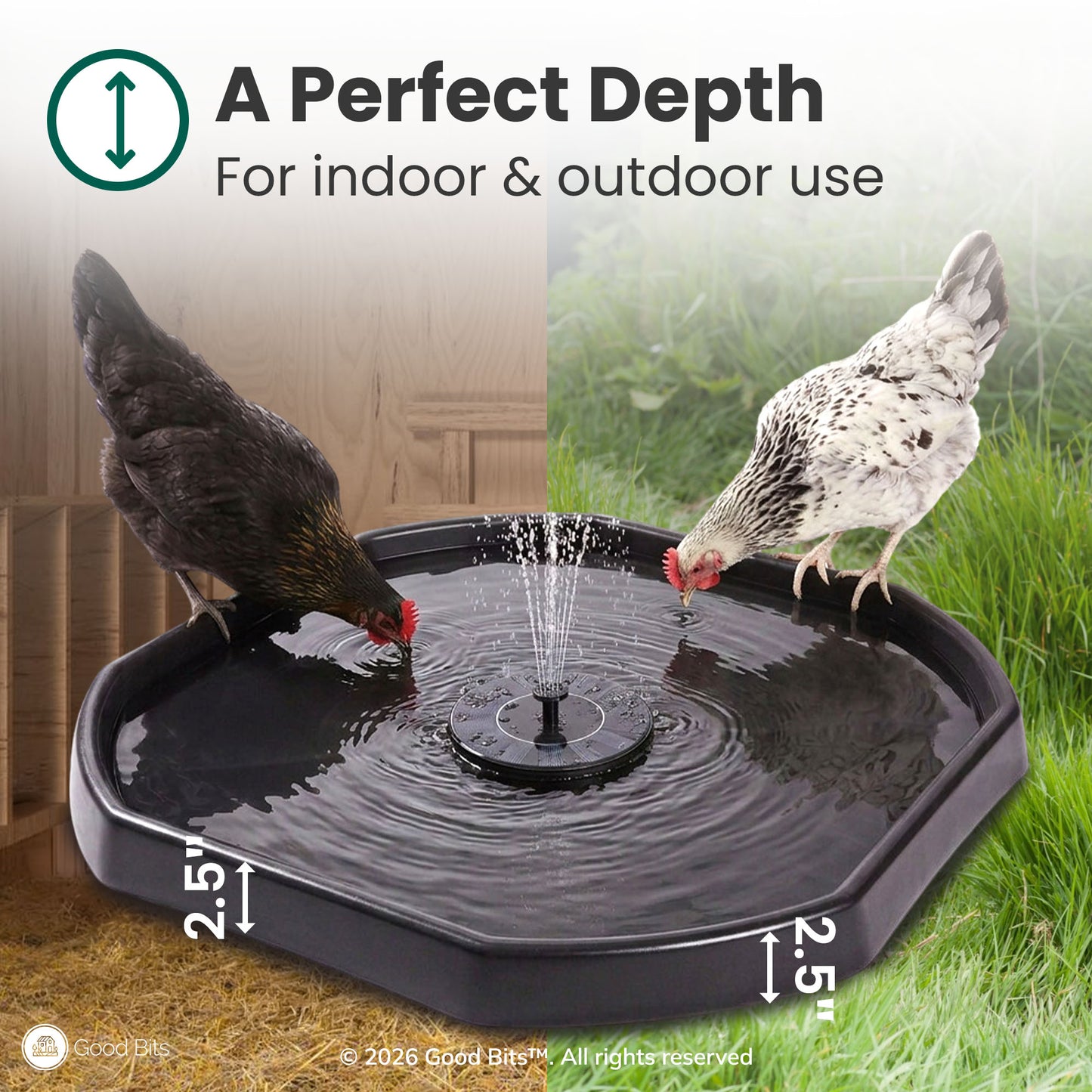 Chicken Water & Cooling Tray