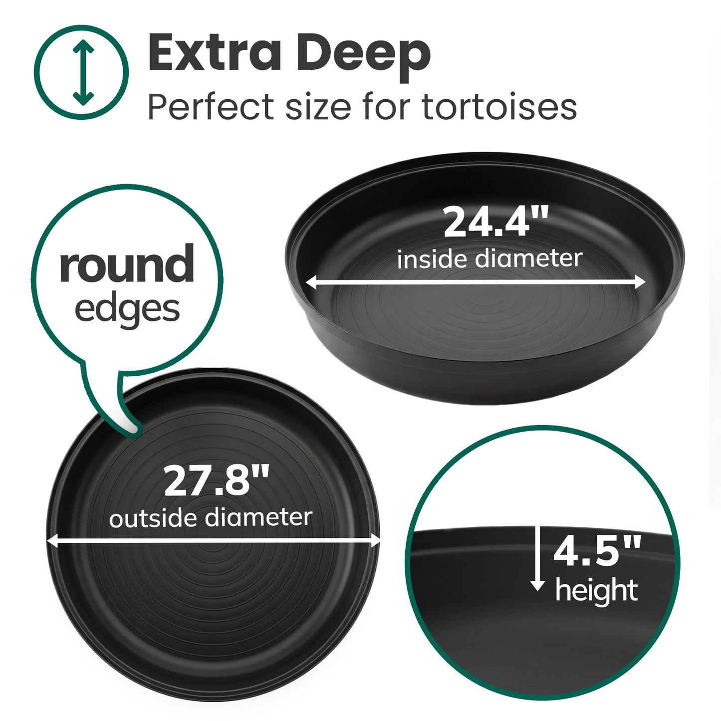 Deep Soaking Tray + Grass