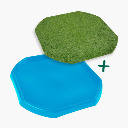 Tortoise Soaking Tray & Artificial Grass Bundle