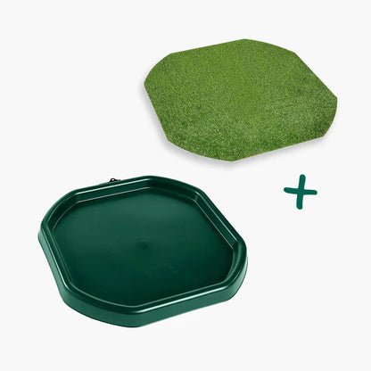 Tortoise Soaking Tray & Artificial Grass Bundle