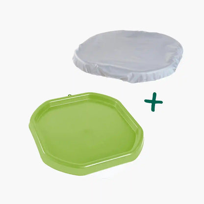Tortoise Soaking Tray & Weather-Resistant Cover Bundle