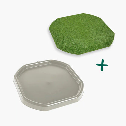 Tortoise Soaking Tray & Artificial Grass Bundle